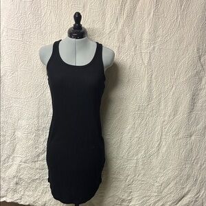a new day Black Ribbed Dress